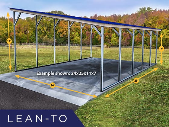 aluminum lean to carport